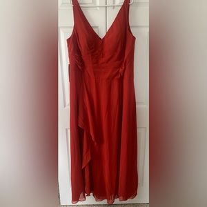 Azazie Kori Bridesmaid Dress in Rust (plus size)